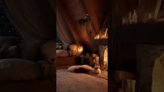 Thumbnail: Fireplace & Piano Music  Peaceful Winter Night Ambience for Stress Relief & Deep Sleep