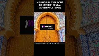 Thumbnail: FIX MISSING BIBLE VERSIONS EVEN IT IS IMPORTED IN REVEAL WORSHIP SOFTWARE