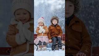Thumbnail: Photoshoot with snowman by Greenville, South Carolina photographer.