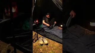 Thumbnail: Solo Bushcraft Camping with Hot Tent in the Forest