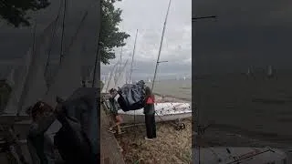 Thumbnail: Preparing for the Regatta on the Kuronian Laguna. Sailing. Nida, Lithuania.