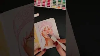 Thumbnail: While Everyone Goes Out... I Draw 🎨 #art #sketchbook