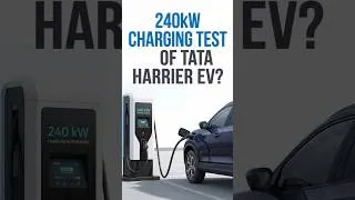 Thumbnail: A 240 kW charger will power up the Tata Harrier EV, but what's the actual charging speed? #Charger