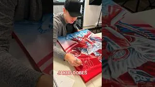 Thumbnail: Jakub Dobes Carries Montreal Canadiens to Stanley Cup Playoffs / SEVIGNY ART SPORTS PAINTING