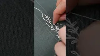 Thumbnail: DIY Embroidered Bracelet  #handstitching  #embroidery