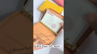 Thumbnail: Tiny but mighty… Mini Zippy (A7) Cash Envelope Wallet #money #budget #save