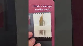 Thumbnail: Vintage needles are my favorite for hand sewing and embroidery. 🪡 💕