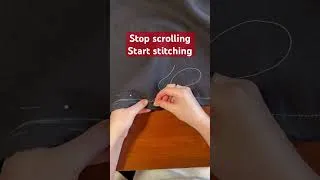Thumbnail: #rememberwhatyourhandscando #handsew  #sewingtechniques #sewing