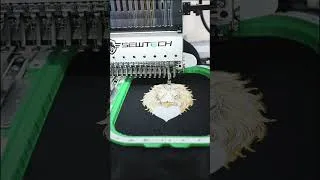 Thumbnail: Lion Embroidery on SEWTECH ST-1501 Embroidery Machine