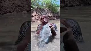 Thumbnail: NO WAY I Just Grabbed This Fish!     #fishing #catchandcook #fish