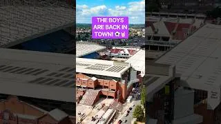 Thumbnail: The boys are back in town! 🦁 Villa Park is ready for Arsenal. ⚽ #AVFC #dronevideo