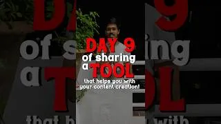 Thumbnail: Day 9 of sharing useful tools for your content creation❤💥#shorts #texttovideoai #contentcreation