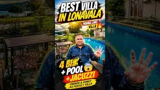 Thumbnail: Lonavala Best Budget Villa | Pawna Lake Ke Bilkul Samne 4 BHK Villa 😍 | Swimming Pool + Jacuzzi