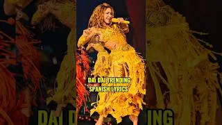 Thumbnail: Dai Dai ● Shakira ● BurnaBoy ● Spanish Version Lyrics 💃❤️🐺 #shorts #trending #ShakiraEdits