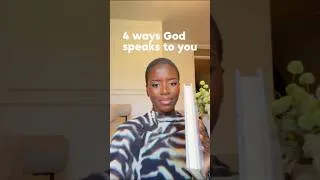 Thumbnail: a few of many ways God speaks!