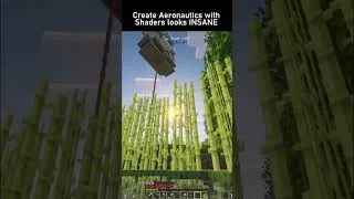 Thumbnail: Create Aeronautics with Shaders looks INSANE!  #create  #minecraft #aeronautics