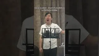 Thumbnail: La Donna e mobile by vocal student Shamil