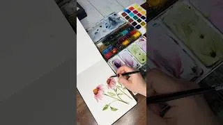 Thumbnail: Watercolor Echinacea. I’m ready for spring.