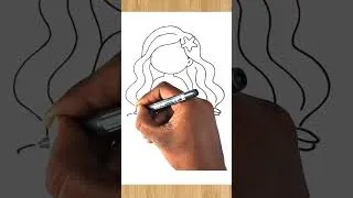 Thumbnail: Mermaid drawing easy - How to draw mermaid outline drawing - #shorts #mermaid #drawing #easy #kids