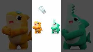 Thumbnail: 🫖 I'm A Little Teapot 1 🍽️ Shark Academy #Shorts #YouTubeKids #KidsSongs