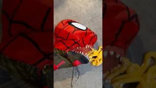 Thumbnail: Shark puppet becomes Spider-man!