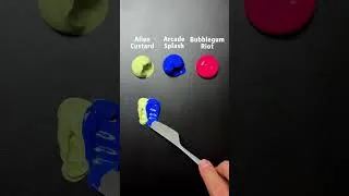 Thumbnail: 3 Colors In… 3 Unexpected Colors Out! 🤯🎨 #colormixing #satisfying #relaxing #sharkzhan