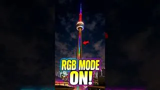 Thumbnail: CN Tower Toronto at Night 🌈 This Light Show Was Unreal! #shorts #shortvideo