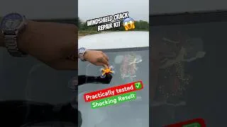 Thumbnail: Windshield crack repair kit practically tested at home