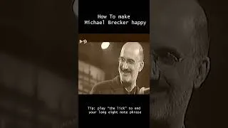 Thumbnail: How To Make Michael Brecker Happy #jazz