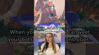 Thumbnail: When you realize you can YEET your bots out of the controller in #astrobot #playstation5 #shorts