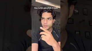 Thumbnail: How to live peacefully in india