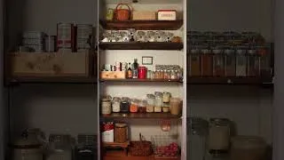 Thumbnail: Pantry Organisation but it's 90% thrifted #diy #homerenovation #thrift #vintage