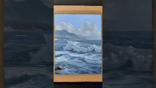 Thumbnail: Oil Painting Seascape Study #art #oilpainting  #seascape