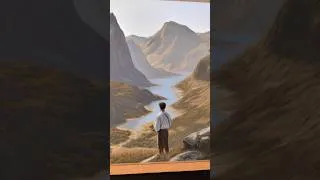 Thumbnail: Drawing a Landscape Scene With Pastels ⛰️ #softpastel #art #landscape