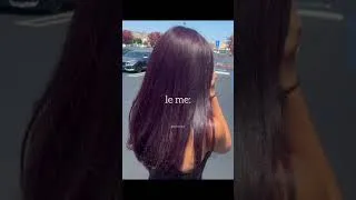 Thumbnail: purple hair 🫶🏻#haircolor #hair #aesthetic #pinterest #shorts #ytshorts #youtube