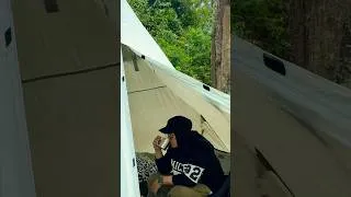 Thumbnail: very heavy rain in my camping‼
