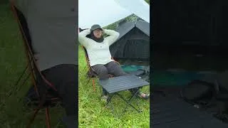 Thumbnail: ⛈ ⚡ SOLO CAMPING HEAVY RAIN  ‼