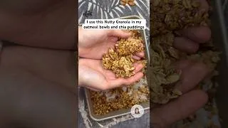 Thumbnail: I meal prep this Granola once a month#chiapudding #granola #healthysnacks #healthybreakfast #shorts