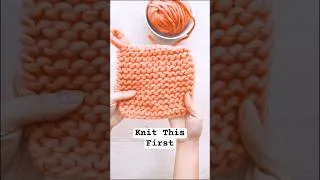 Thumbnail: The best beginner knitting project is not what you think