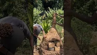 Thumbnail: Making a mud oven in the village with no tools.