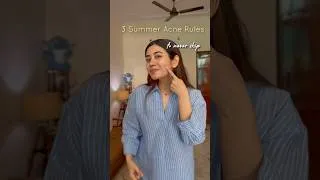 Thumbnail: Top 3 Acne Rules I Swear By !! #skincare #skin #acne #youtubeshorts