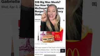Thumbnail: Don’t pay $18 dollars for a Big Mac meal! #budget #budgetcommunity #finance