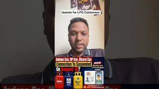 Thumbnail: LPG Gas Connection 16 August Ko Suspend? 😱 Indane, HP Gas, Bharat Gas | Sach Kya Hai?