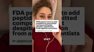 Thumbnail: FDA Panel Easing Restrictions on Peptides? Derm Explanation