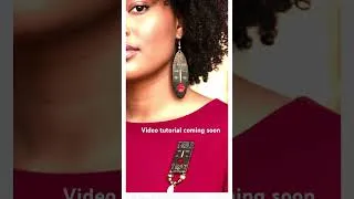 Thumbnail: Mudcloth Empress Collection, tutorial coming soon #cowrie #diy #africaninspired