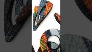 Thumbnail: Denim&Kente Earrings you can sell!