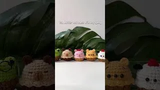Thumbnail: You better not mess with the cupcakes gang 🧁😤🎀 #crochettutorial #diy #craft