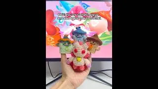 Thumbnail: Aranara crochet tutorial on my channel 🌱#crochet #genshin #diy #craft