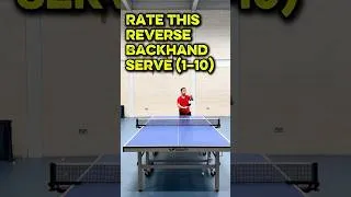 Thumbnail: Reverse backhand serve #moberlyttc #pingpong #sherwindcoach #tabletennis #rematasports
