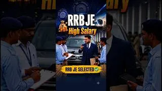 Thumbnail: 😲 RRB JE shocking salary and  work department #rrb #rrbje